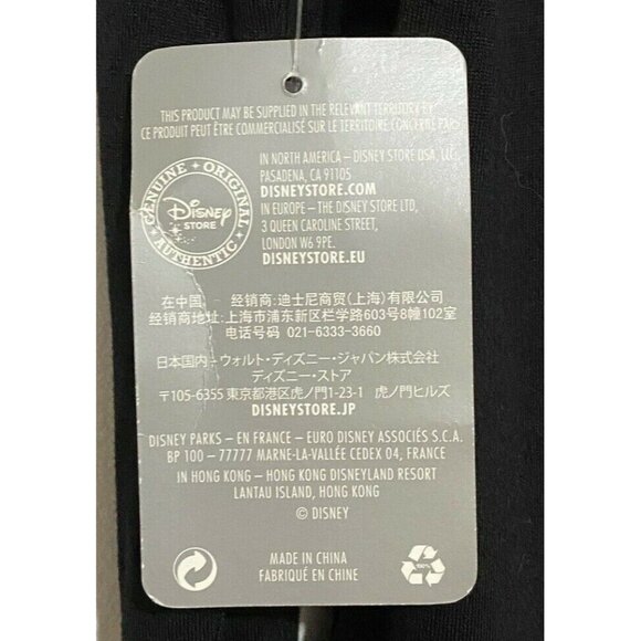 Disney Store Glamour Minnie Mouse Girls Dress Top Juniors S Black Polka Dots - Picture 4 of 7